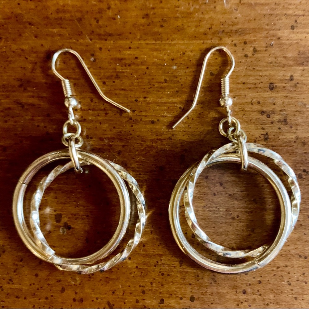 Gold Double-Hoop Earrings